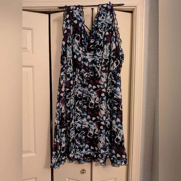 torrid Dresses & Skirts - Torrid Blue and Purple Chiffon Dress